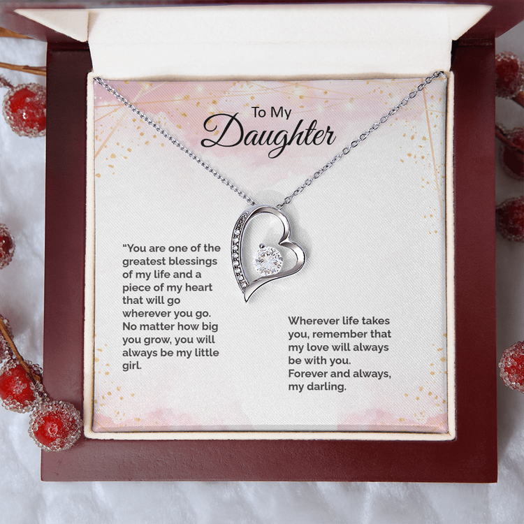 Wherever Life takes you- Forever Love Necklace