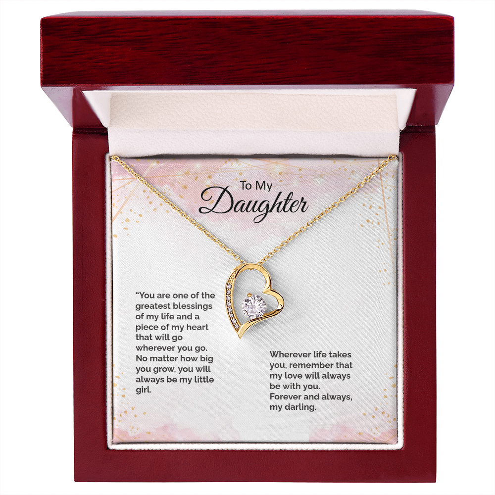 Wherever Life takes you- Forever Love Necklace