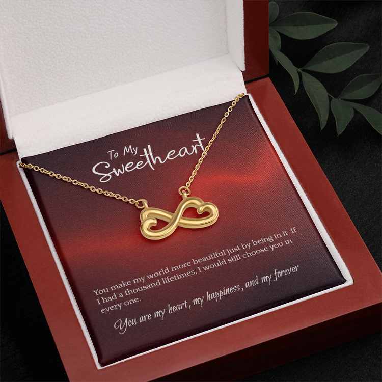 I would still choose you- Infinity Necklace