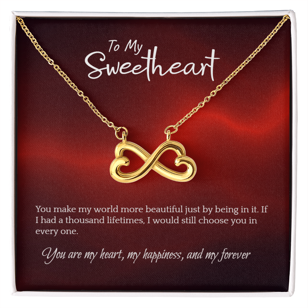 I would still choose you- Infinity Necklace