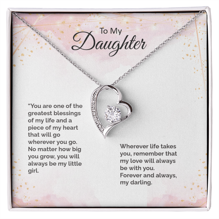 Wherever Life takes you- Forever Love Necklace