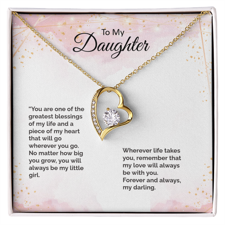 Wherever Life takes you- Forever Love Necklace