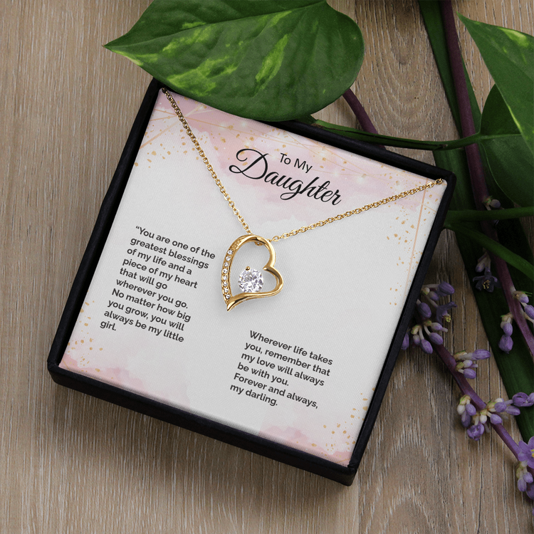 Wherever Life takes you- Forever Love Necklace